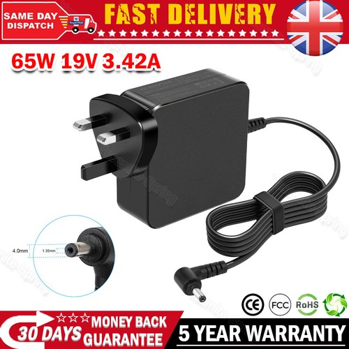 19v 65w laptop charger - 19v, for
